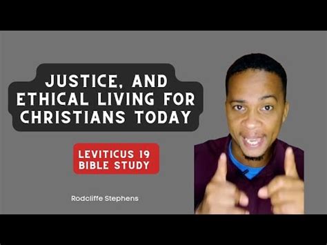 Lessons From Leviticus Holiness Justice And Ethical Living For