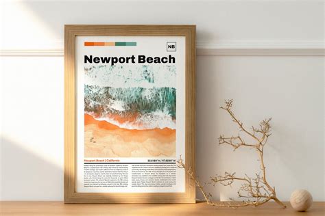 Newport Beach Travel Print Newport Beach Print Newport Beach Wall