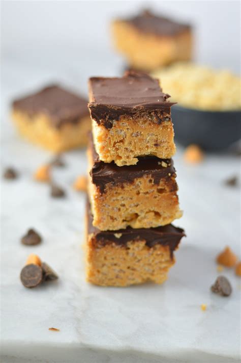 Butterscotch Peanut Butter And Chocolate Rice Krispie Squares A Taste Of Madness