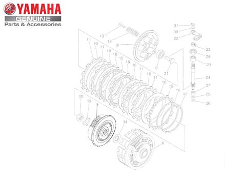 Cubo da Embreagem para Yamaha XT 660 Z Ténéré 2016 Original