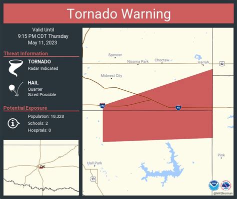 NWS Tornado on Twitter: "Tornado Warning including Cleveland County, OK ...