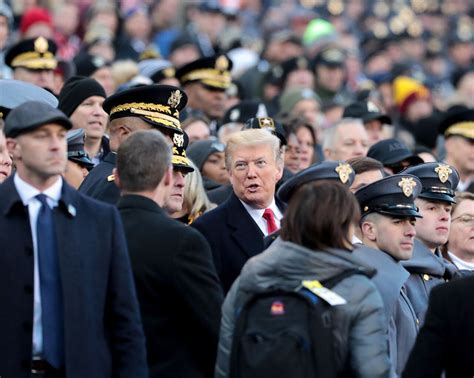 President Donald Trump Attends The Army Navy Game In Philadelphia Dec