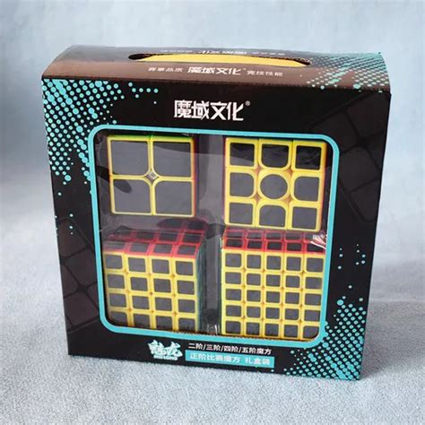 Pack Cubos Rubik 2x2 3x3 4x4 5x5 Moyu Fibra De Carbono MercadoLibre