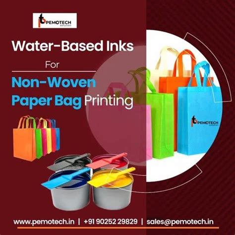 Jute Rafia Flexo Non Woven Bag Printing Waterbase Ink Supplier In