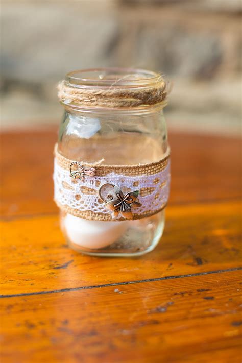 Decorate Your Reception With Candles And Mason Jars