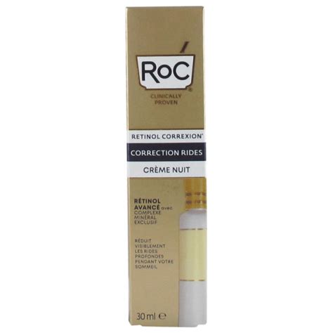 Roc Retinol Correxion Cr Me Nuit Correction Rides Ml