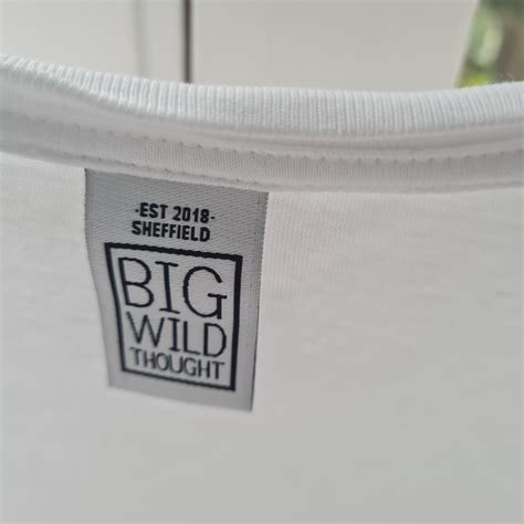 Big Wild Thought T-Shirt - White T-shirt, size... - Depop