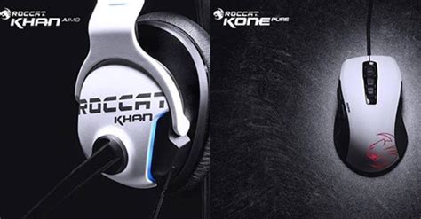 Roccat Has Launched White Variants Of Their Khan Aimo Gaming Headset