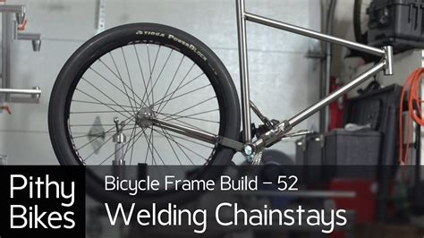 Bicycle Frame Build 52 Tig Welding Chinstays To Bottom Bracket Shell