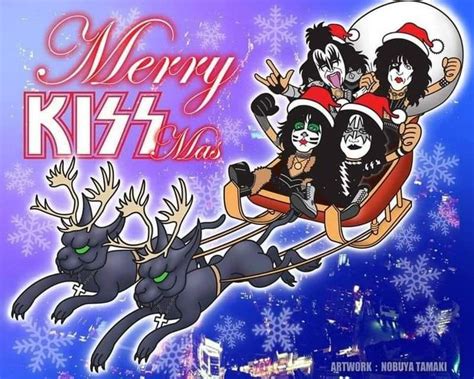 Pin By Melanie On Kissmas Kiss Artwork Merry Kissmas Kiss Online