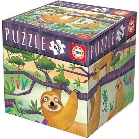 Puzzle Cubo Educa Piezas Perezoso Compra En Huesca