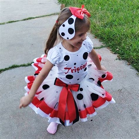 Dalmatian Halloween Costume Dalmatian Birthday Tutu Outfit - Etsy