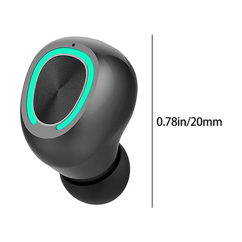 Nghnuifg Mini Wireless Earphone In Ear Sport With Mic Handsfree Headset Earbuds For All Phone