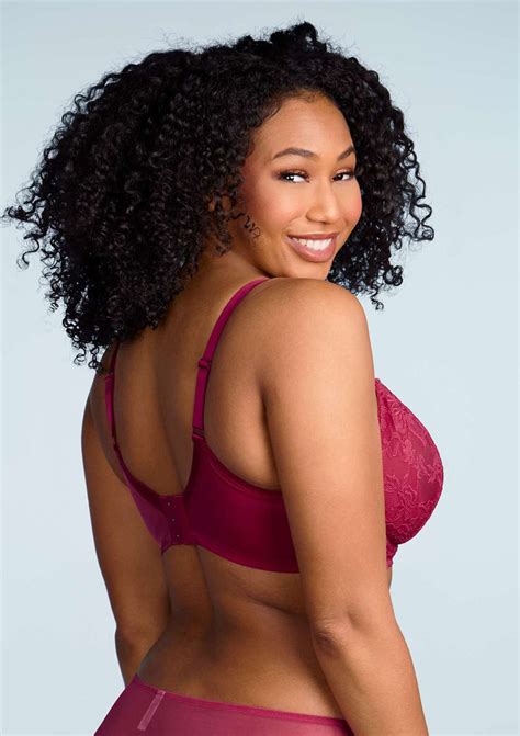 Red Unlined Strappy Lace Underwire Bra By Hsia