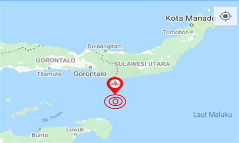 Gempa Mengguncang Gorontalo Berkekuatan Magnitudo 5 5 Media Tata Ruang