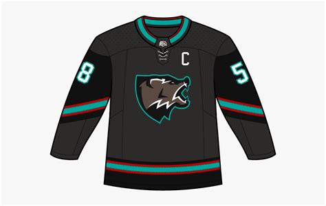 Vancouver Grizzlies Hockey Jersey, HD Png Download - kindpng