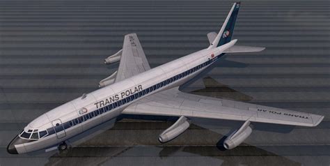 Boeing 720 Airliner - 3D Model by ChipBassChaos