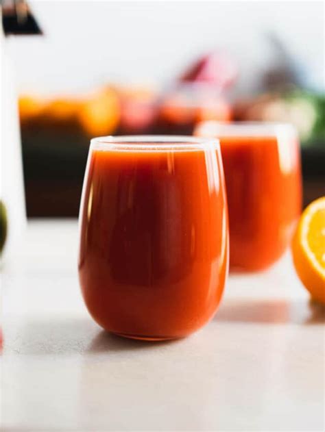 Jugo De Pimiento Rojo Y Zanahoria Propiedades