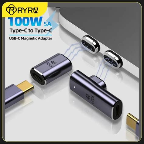 Ryra Usb Typ C Magnetische Ladeger T Adapter Gbps Pd W