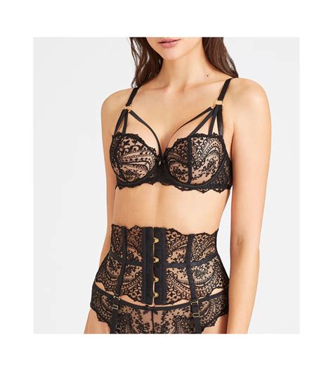 Soutien Gorge Corbeille Ecrin Noir Eclat Aubade Lingerie Sipp