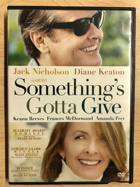 Somethings Gotta Give Dvd Disc Only Cover Art 43396013049 Ebay