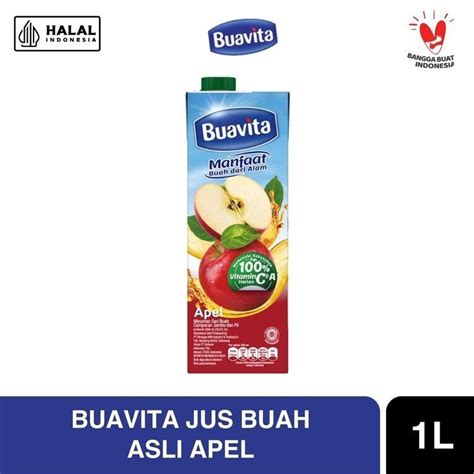 Jual Buavita Jus Buah Asli Apel Ml Mengandung Vitamin A Jus