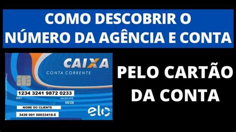 Onde fica o número da conta no cartão Caixa Itaú Santander e