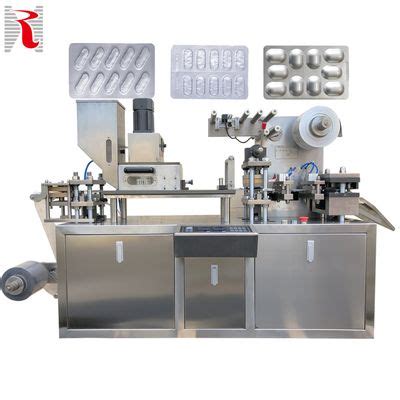 Automatic Flat Plate Alu Pvc Blister Packer Blister Making Tablet