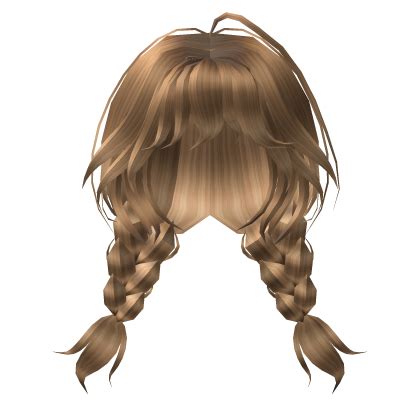 Pigtails Trenzados Lindos Honey Blonde Roblox