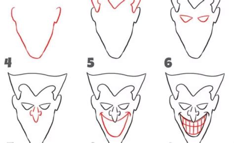 How To Draw Joker Sketch Tutorial Step By Step Otosection