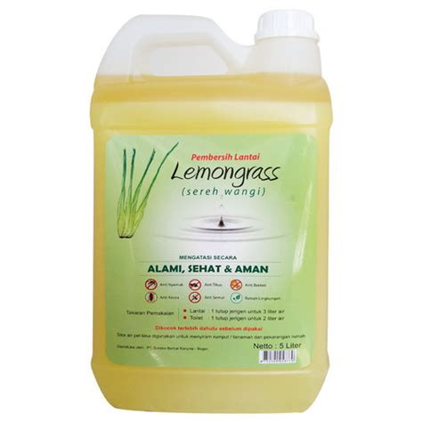 Jual LivTerra Pembersih Lantai Lemongrass Sereh Wangi 5 Liter Jakarta