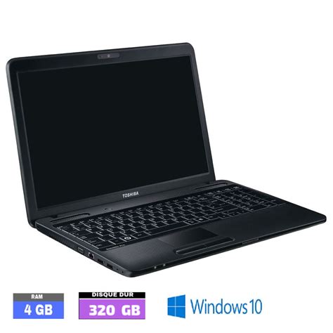 Toshiba Satellite Pro C660 10N Sous Windows 10 RAM 4 Go N070301