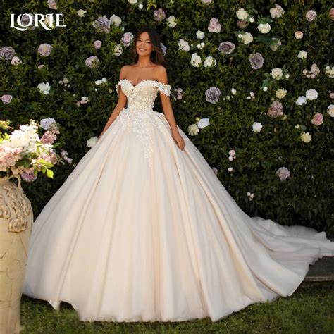 Lorie Renda Vestidos De Casamento Vintage Fora Do Ombro A Linha