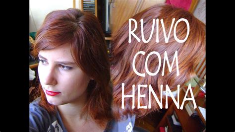 Ruivo Henna Como Fazer YouTube