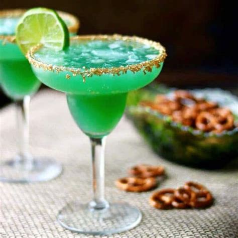 Irish Margarita Recipe Green Cocktail For St Patrick S Day Restless