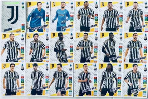 Panini Calciatori Adrenalyn Xl Squadra Completa Juventus