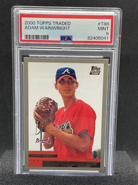 Adam Wainwright Topps Traded T Psa Mint Rc Braves