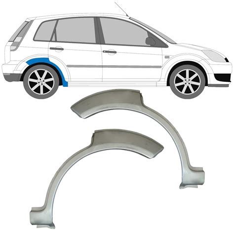 Ford Fiesta Door Rear Wheel Arch Repair Panel Set