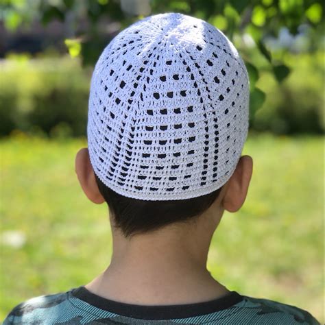 Short Crochet Summer Kufi Hat Unisex Inspire Uplift