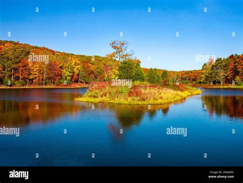 Blue Mountain Lake, New Jersey, just off the Appalachian Trail, was once part of the Blue ...