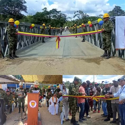 En Tiempo R Cord El Ej Rcito Nacional Finaliza La Instalaci N De Puente