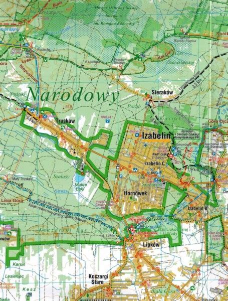 KAMPINOSKI PARK NARODOWY MAPA SKŁADANA COMPASS