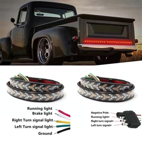 12V 24V LED Tailgate Lights Bar Strip For Pickup Jeep Cars Turn Singal