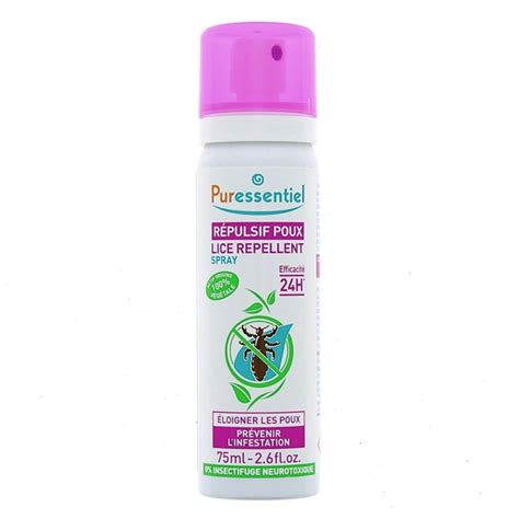 Spray répulsif poux 75ml Puressentiel