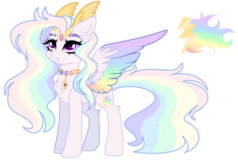 Mlp Ng Celestia X Rainbow Dash {closed } By Princess Kitsune Tsu On Deviantart