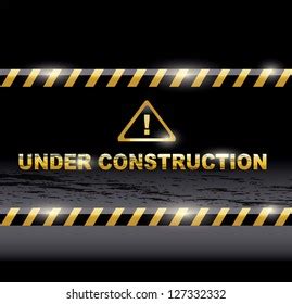 Under Construction Background Stock Vector (Royalty Free) 127332332