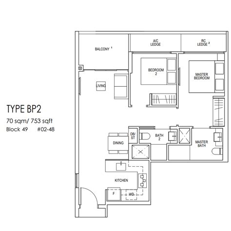 Riverfront Residences Units Mix and Floor Plans