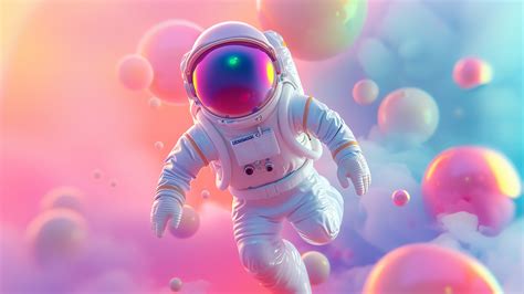 Astronaut Wallpaper (Colorful, Vibrant) #25944