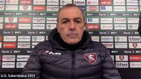 Salernitana Cremonese 2 1 Le Voci Di Castori E Bisoli Post Gara