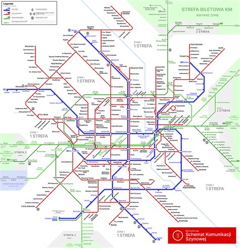 Jak w przyszłości może wyglądać schemat komunikacji szynowej : r/warszawa